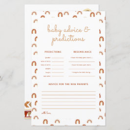 Boho regnbåge tribal växter förutsägelse spel