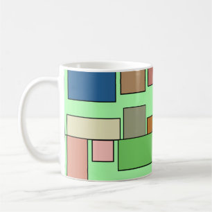 Boho-rektanglar Kaffemugg