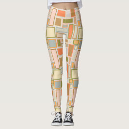 Boho-rektanglar Leggings