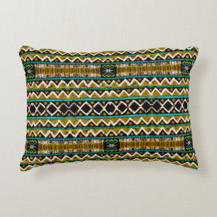 Boho repeterar. Geometrisk sömlös broderier. Decor Prydnadskudde