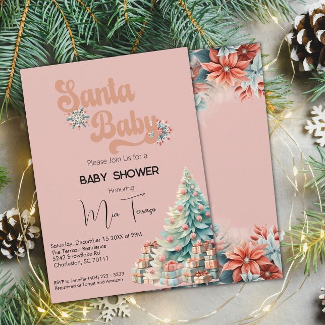 Boho Retro Baby Shower Inbjudningar (Skapare uppladdad)