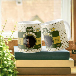 Boho Retro Dots Camera Vintage Grad Photo Anpassni Kaffemugg