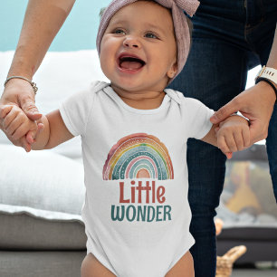 Boho Retro Färg Rainbow Little T Shirt