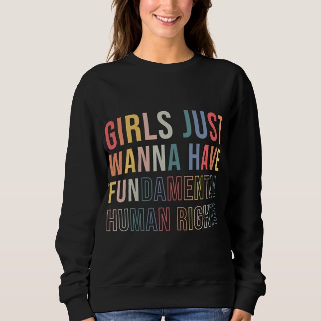 Boho Retro Girls vill bara ha Roligt-dbasic Huma T Shirt (Framsida)