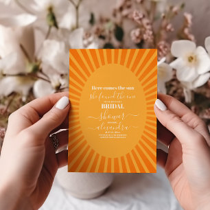Boho Retro här kommer till Möhippan Sol Inbjudningar