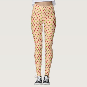 Boho Retro Modern Dot Leggings