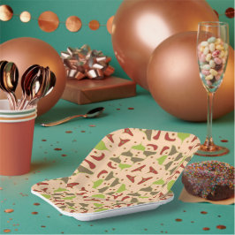 Boho Retro Modern Papper grafisk plåt