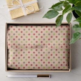 Boho Retro Modern Prickigt Tissuepapper
