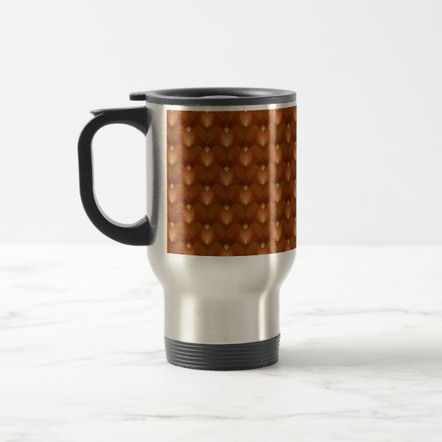 Boho Retro Mönster i 70-talsstil Resemugg (Vänster)