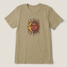 Boho Retro Sol och Måne Unisex