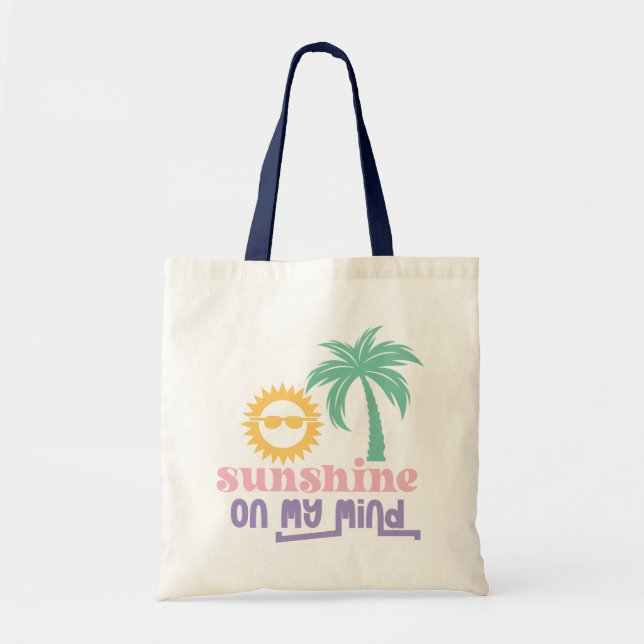 Boho Retro Summer Quote Tygkasse (Framsidan)