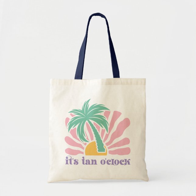 Boho Retro Summer Quote Tygkasse (Framsidan)