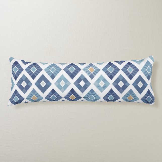 Boho Rhombus Modern Chic Kroppskudde (Framsidan)