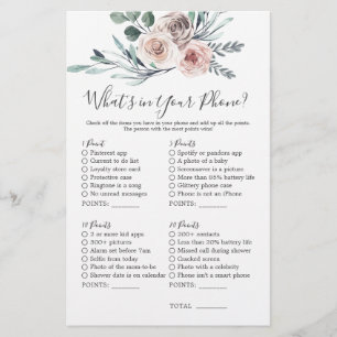 Boho Ro Baby Shower What's in Your Mobil