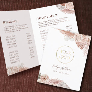 Boho ro bifold brochure