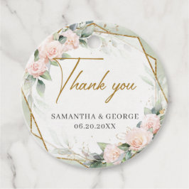 Boho ro eucalyptus guld ram bröllop gåvor etiketter