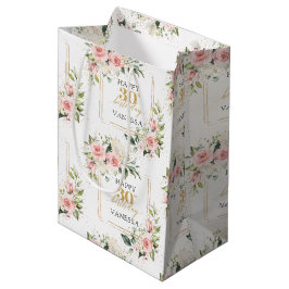 Boho  ro grönt guld 30års födelsedag Gift Bag