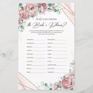Boho ro Vem kan avsluta Brides fras