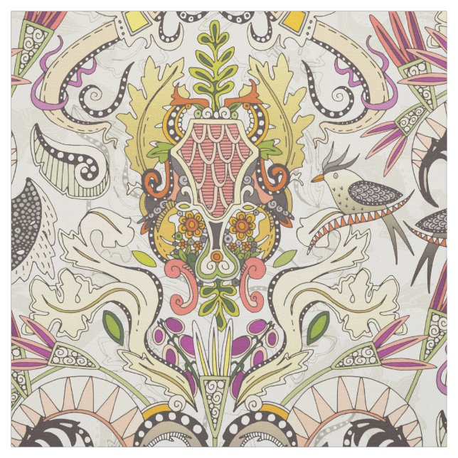 boho rococo pearl tyg (Provkarta)