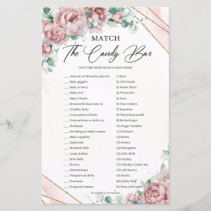 Boho rodnad blommig eukalyptus Match The Candy Bar