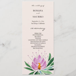 Boho Romantic Lilac Lotus Watercolor Art Program