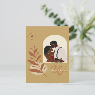 Boho Romantik I förtjänar att bli älskad Vykort