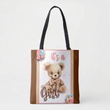 Boho Rosa Bear Baby Shower