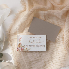 Boho Rosa Blommigt  A Recept | MÖHIPPA Tilläggskort