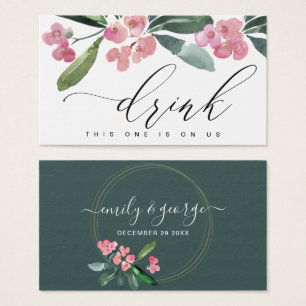 BOHO ROSA CHRIST THORN BLOOM BRÖLLOP DRINK BILJETT