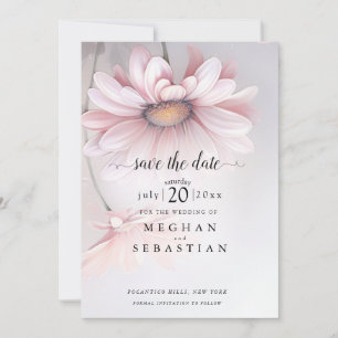 Boho Rosa Daisy Spara Datumet