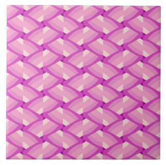 Boho Rosa Geometric Mid Century Modern Kakelplatta