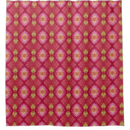 Boho Rosa Indian Embroidery Mönster