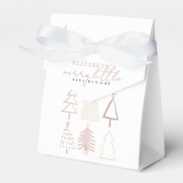 Boho Rosa Julgranar Baby Shower Presentaskar