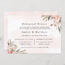Boho Rosa Peony Pampas Rehearsal Dinner