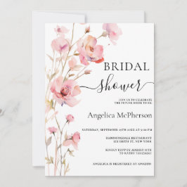 BOHO ROSA VATTENFLOWERS MÖHIPPA INBJUDNINGAR