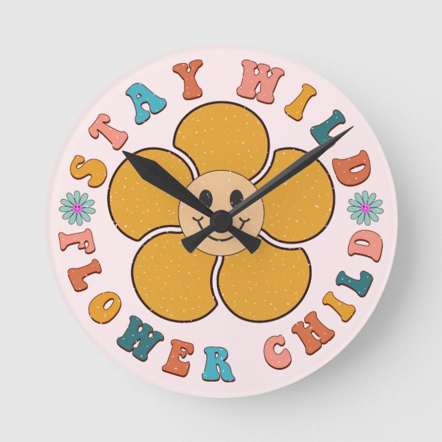 Boho Rund Klocka (Framsida)