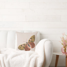Boho Rust Bohemian Butterfly  Kudde