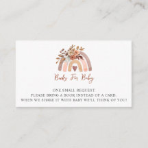 Boho Rust Terracotta Baby Shower Bokar för Baby