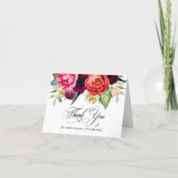 Boho Rustic Blommigt 100th Birthday Tack