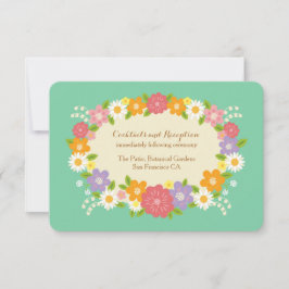 Boho Rustic Blommigt WAN Bröllop (Mint)