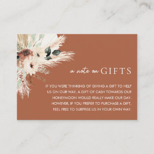 Boho Rustic Flora Wishing Wishing Wishing-kort Tilläggskort
