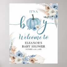 Boho Rustic Pumpkin Det är ett välkomsttecken för 