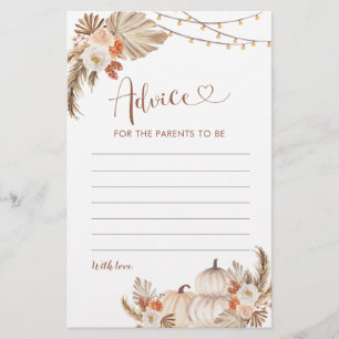 Boho Rustic Pumpkin Fall in Kärlek Advice for Pare