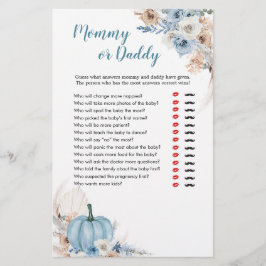 Boho Rustic Pumpkin Fall Mamma eller pappa Games