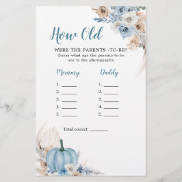 Boho Rustic Pumpkin föll så gammal som föräldrarna