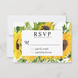 Boho Rustic Solros Summer Bouquet OSA Kort