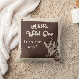 Boho Safari Giraff Baby Shower Kudde