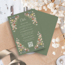 Boho Sage-detaljkort Tilläggskort
