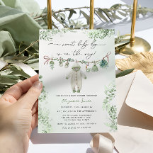 Boho Sage Grönt Pojke Clothes Baby Shower