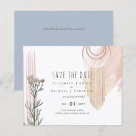 Boho Save the Date  Drömfångare tema